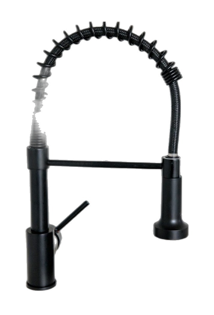 Robinet de cuisine noir mitigeur design